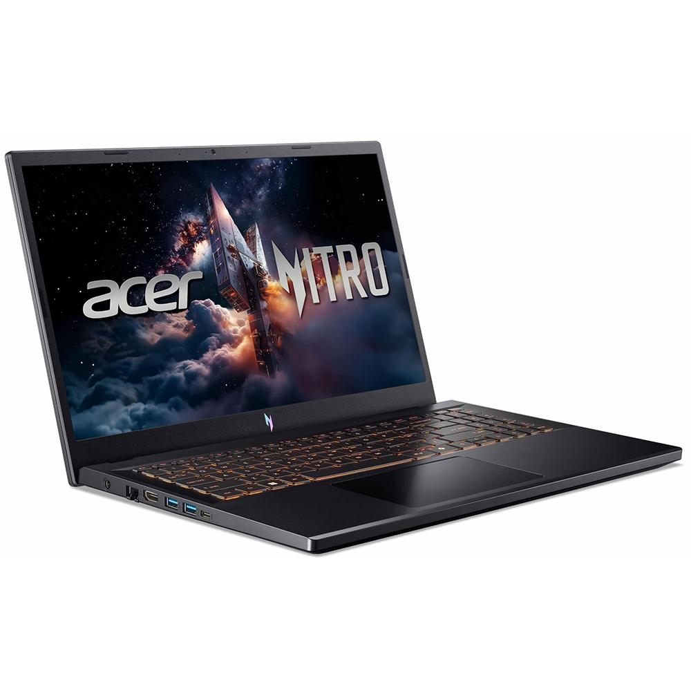 Notebook Gamer Acer Nitro V 15 ANV15-52-57BB Intel Core i5 13420H Tela Full HD 15.6" / 16GB de RAM / 512GB SSD / Win11Home / GeForce RTX5050 8GB - Obsidian Preto (Inglês)