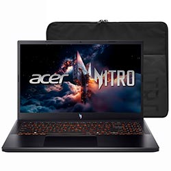 Notebook Gamer Acer Nitro V 15 ANV15-52-586Z Intel Core i5 13420H Tela Full HD 15.6" / 8GB de RAM / 512GB SSD / Win11Home / GeForce RTX4050 6GB - Obsidian Preto (Inglês)