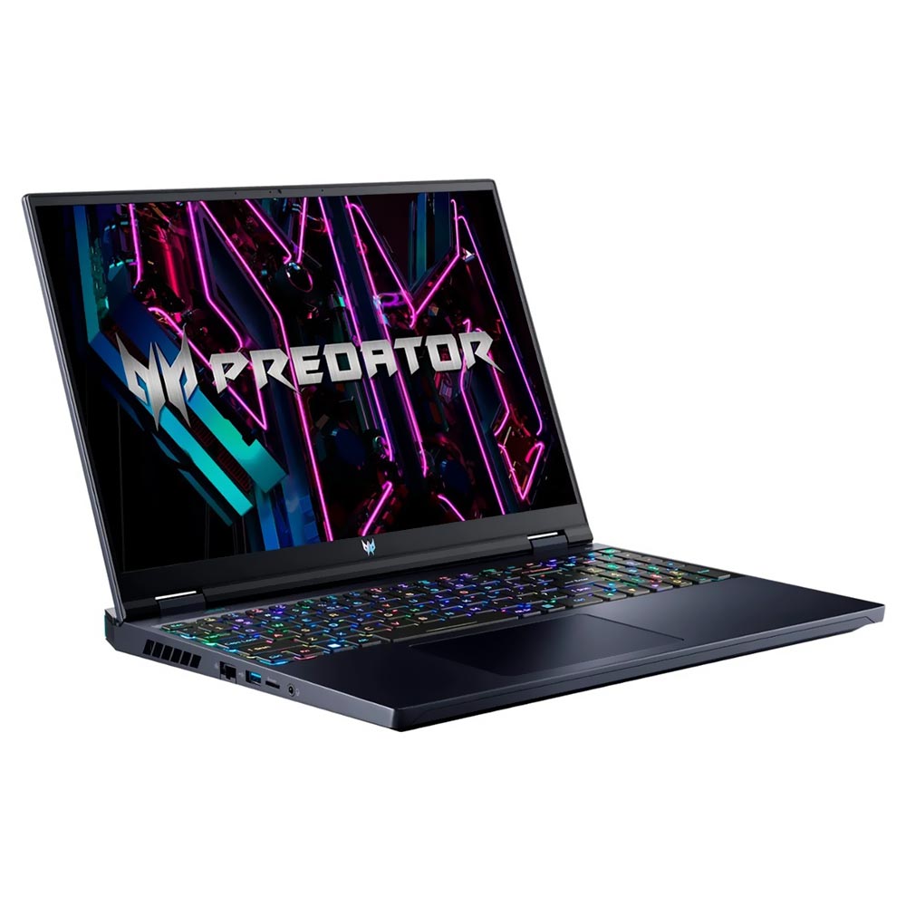 Notebook Gamer Acer Predator Helios 16 PH16-71-94S6 Intel Core i9 13900HX Tela WQXGA 16" / 16GB de RAM / 1TB SSD / GeForce RTX4080 12GB - Abyssal Preto (Inglês)