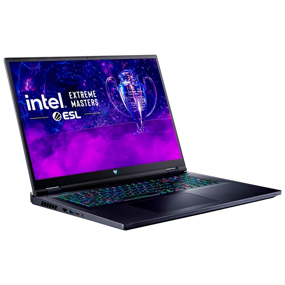 Notebook Gamer Acer Predator Helios 18 PH18-71-94F1 Intel Core i9 13900HX Tela WQXGA 18" / 32GB de RAM / 1TB SSD / GeForce RTX4080 12GB - Abyssal Preto (Inglês)