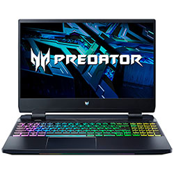 Notebook Gamer Acer Predator Helios 300 PH315-55-70ZV Intel Core i7 12700H Tela Full HD 15.6" / 16GB de RAM / 512GB SSD / GeForce RTX3060 6GB - Abyssal Preto 