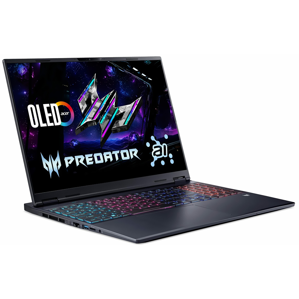 Notebook Gamer Acer Predator Helios Neo 16 AI PHN16-73-7166 Intel Core Ultra 7 255HX Tela WQXGA 16" / 16GB de RAM / 1TB SSD / GeForce RTX5070 8GB - Abyssal Preto (Inglês)