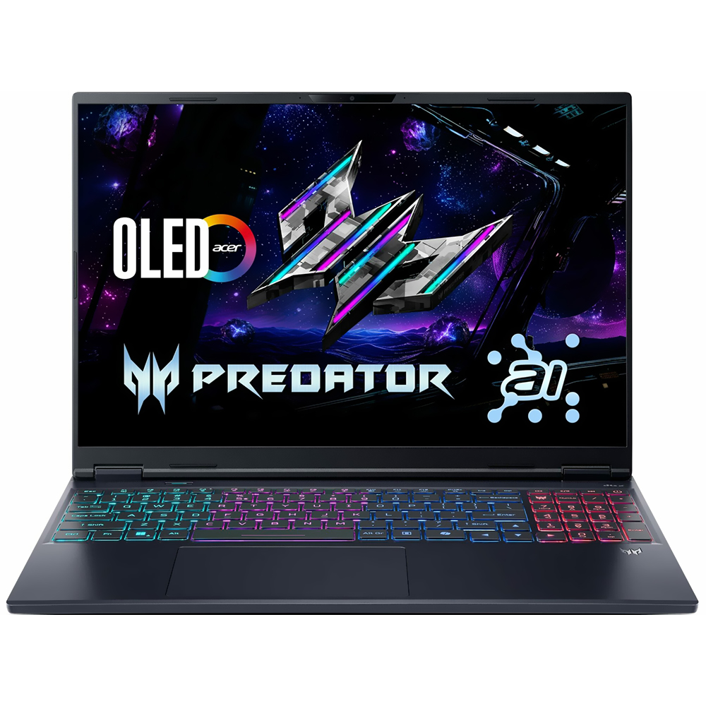 Notebook Gamer Acer Predator Helios Neo 16 AI PHN16-73-7166 Intel Core Ultra 7 255HX Tela WQXGA 16" / 16GB de RAM / 1TB SSD / Win11Home / GeForce RTX5070 8GB - Abyssal Preto (Inglês)