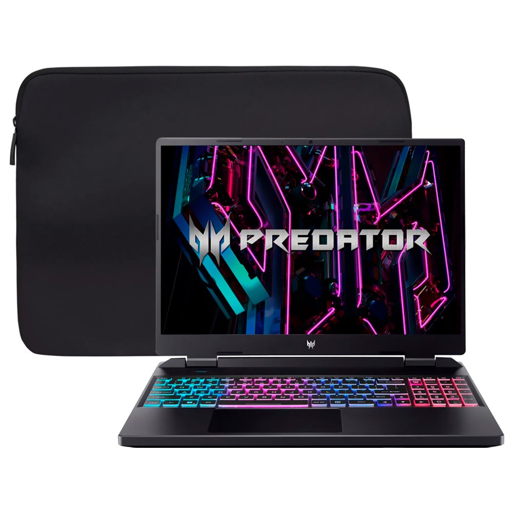 Notebook Gamer Acer Predator Helios Neo 16 PHN16-71-73RR Intel Core i7 13700HX Tela WUXGA 16" / 16GB de RAM / 512GB SSD / GeForce RTX4050 6GB - Steel Cinza (Inglês)