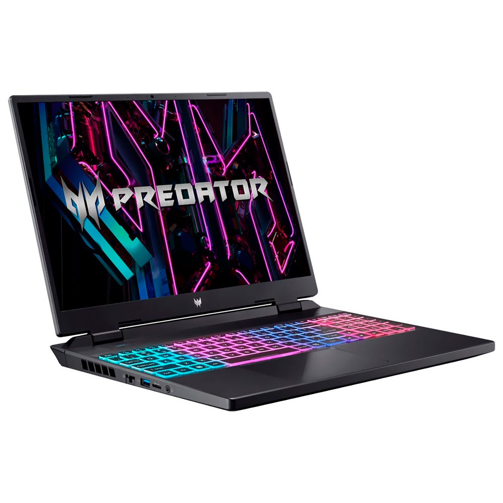 Notebook Gamer Acer Predator Helios Neo 16 PHN16-71-73RR Intel Core i7 13700HX Tela WUXGA 16" / 16GB de RAM / 512GB SSD / GeForce RTX4050 6GB - Steel Cinza (Inglês)