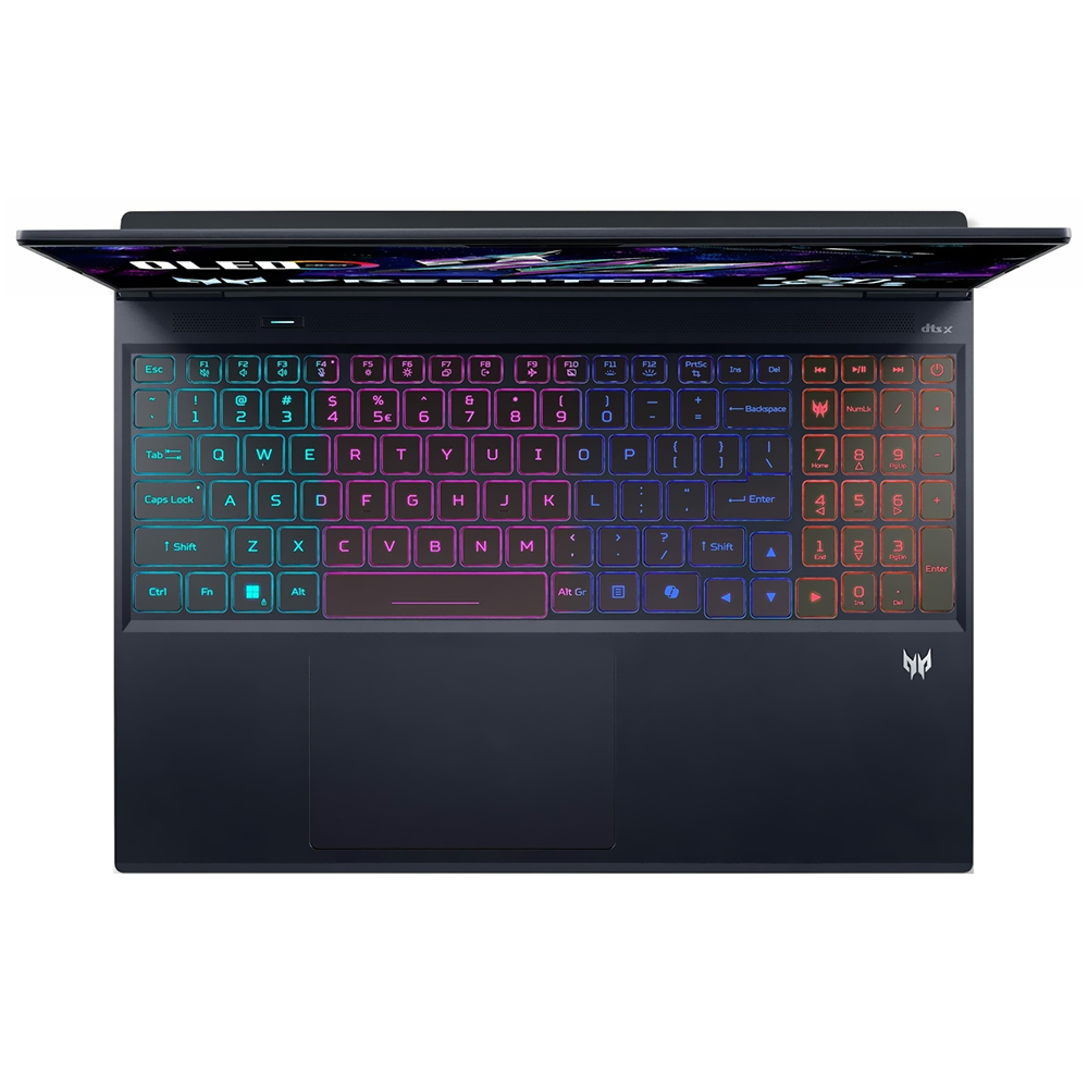Notebook Gamer Acer Predator Helios Neo 16S AI PHN16S-71-91AW Intel Core Ultra 9 275HX Tela OLED 16" / 16GB de RAM / 1TB SSD / GeForce RTX5060 8GB - Obsidian Preto (Inglês)