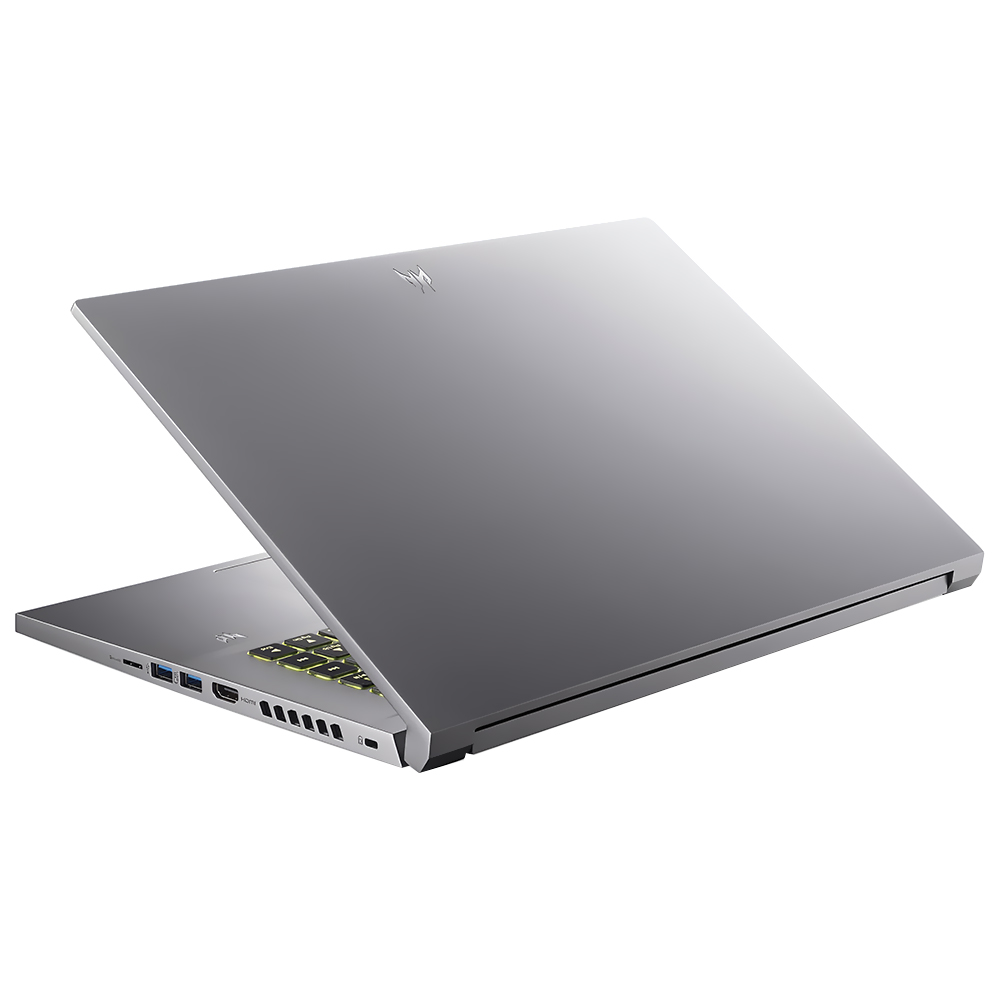 Notebook Gamer Acer Predator Triton Neo 16 PTN16-51-932N Intel Core Ultra 9 185H Tela WQXGA+ 3.2K 16" / 32GB de RAM / 1TB SSD / GeForce RTX4070 8GB - Sparkly Prata (Inglês)