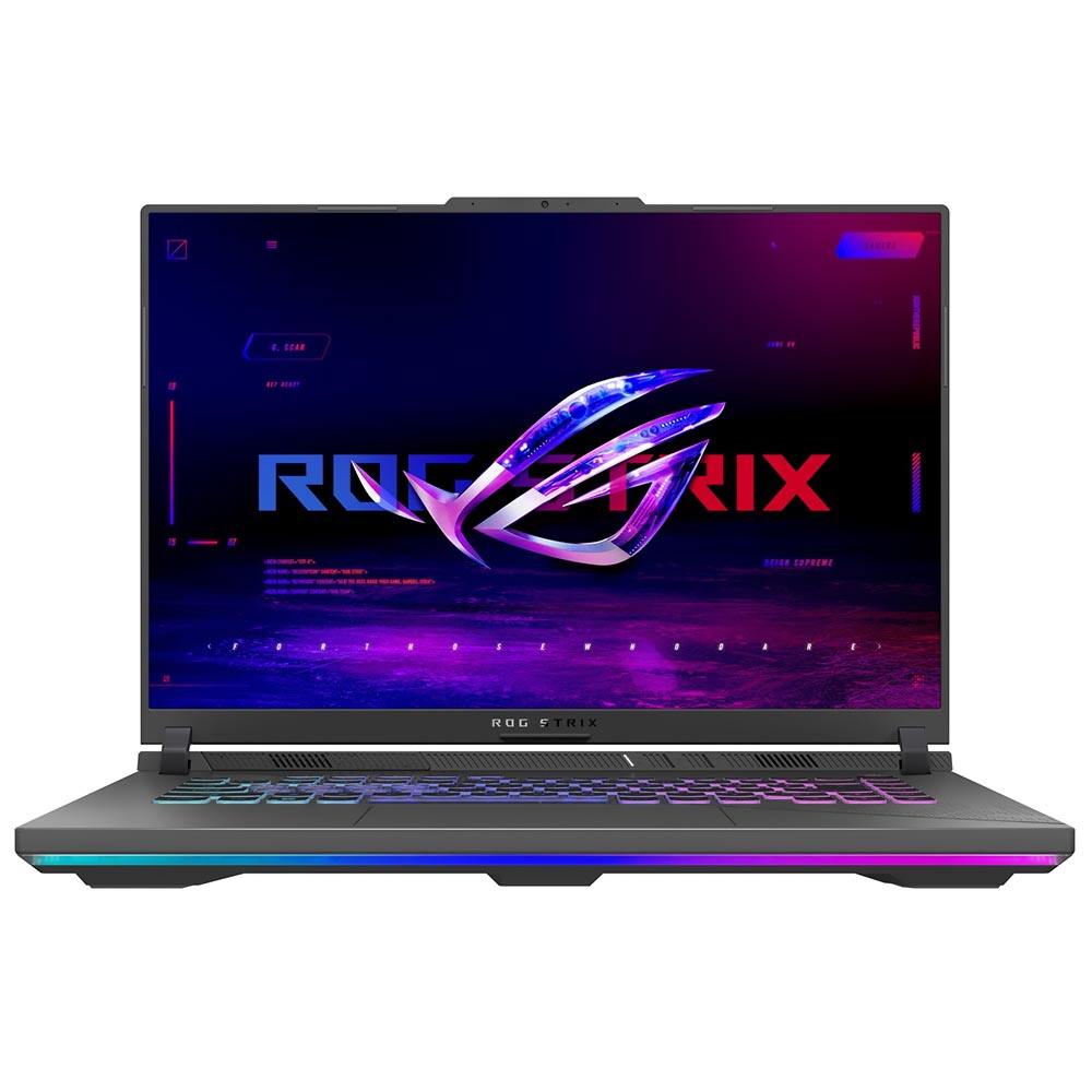 Notebook Gamer ASUS ROG Strix G16 G614JVR-ES94 Intel Core i9 14900HX Tela WQXGA 16.0" / 16GB de RAM / 1TB SSD / GeForce RTX4060 8GB - Eclipse Gris (Inglês)