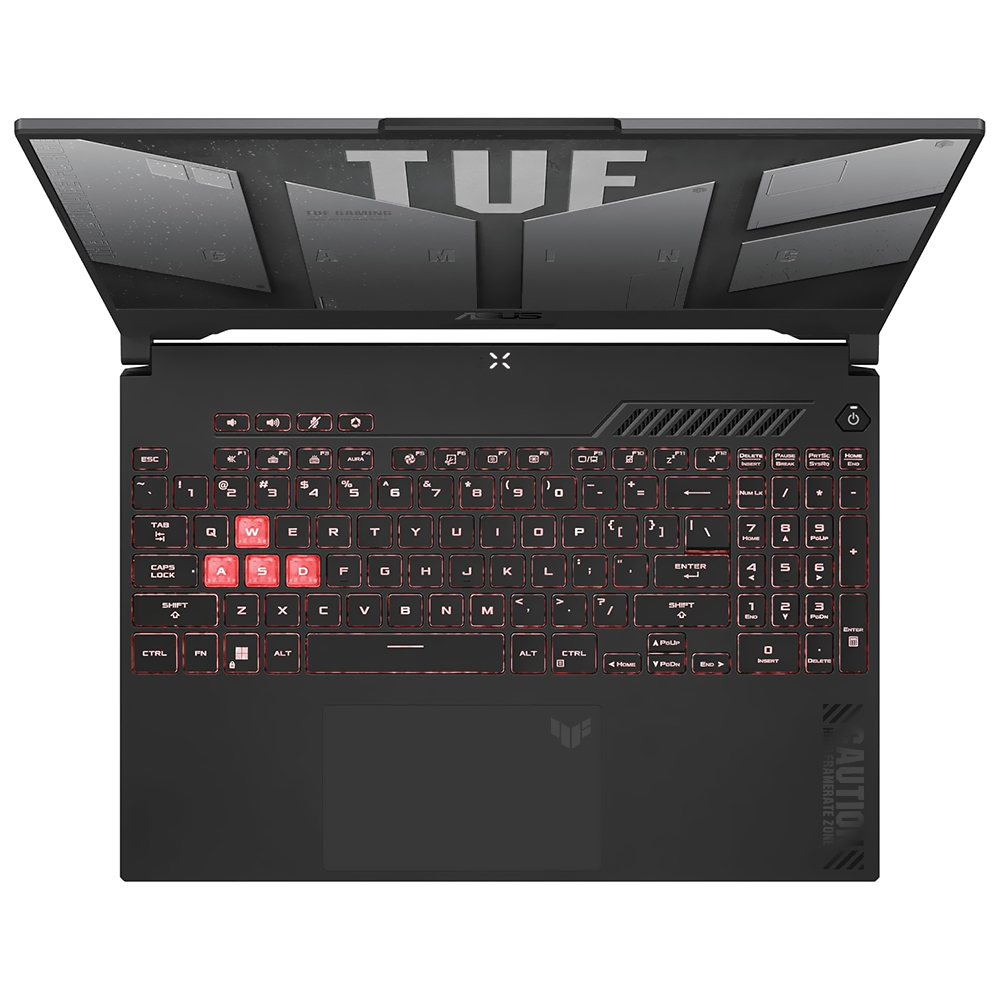 Notebook Gamer ASUS TUF A15 FA507NVR-LP085W AMD Ryzen 7 7435HS Tela Full HD 15.6" / 16GB de RAM / 1TB SSD / GeForce RTX4060 8GB - Mecha Cinza (Inglês)