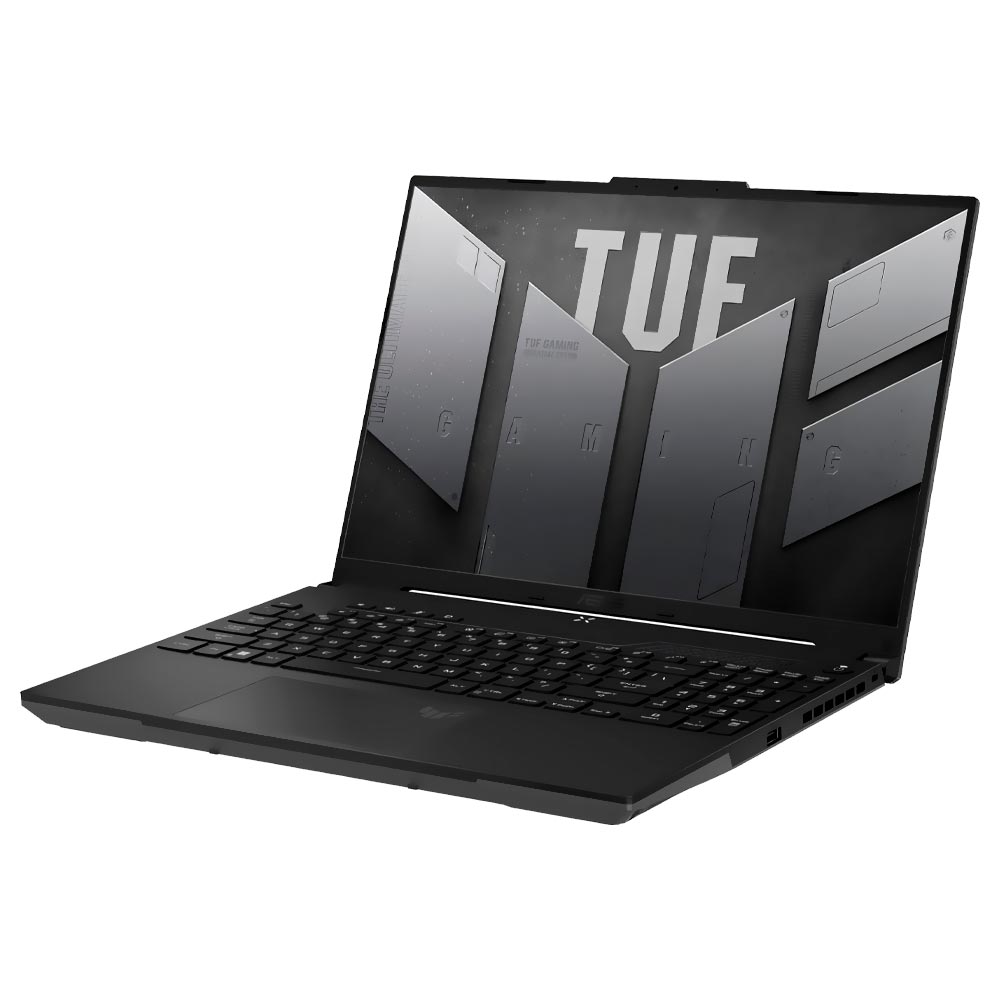 Notebook Gamer ASUS TUF A16 Advantage Edition FA617NT-A16.R77700 AMD Ryzen 7 7735HS Tela WUXGA 16.0" / 16GB de RAM / 512GB SSD / Radeon RX7700S 8GB - Off Preto (Inglês)