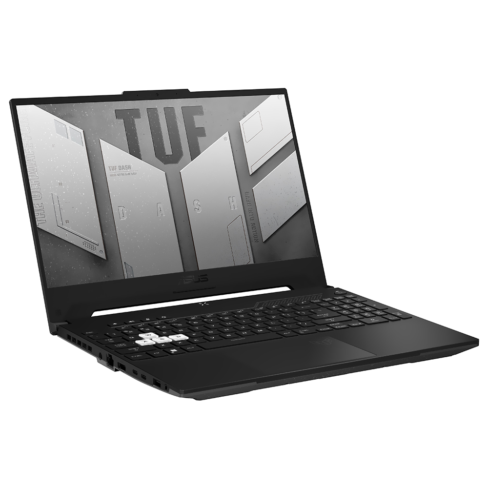 Notebook Gamer ASUS TUF Dash F15 FX517ZR-F15.I73070 Intel Core i7 12650H Tela Full HD 15.6" / 16GB de RAM / 512 SSD / GeForce RTX3070 8GB - Off Preto (Inglês)