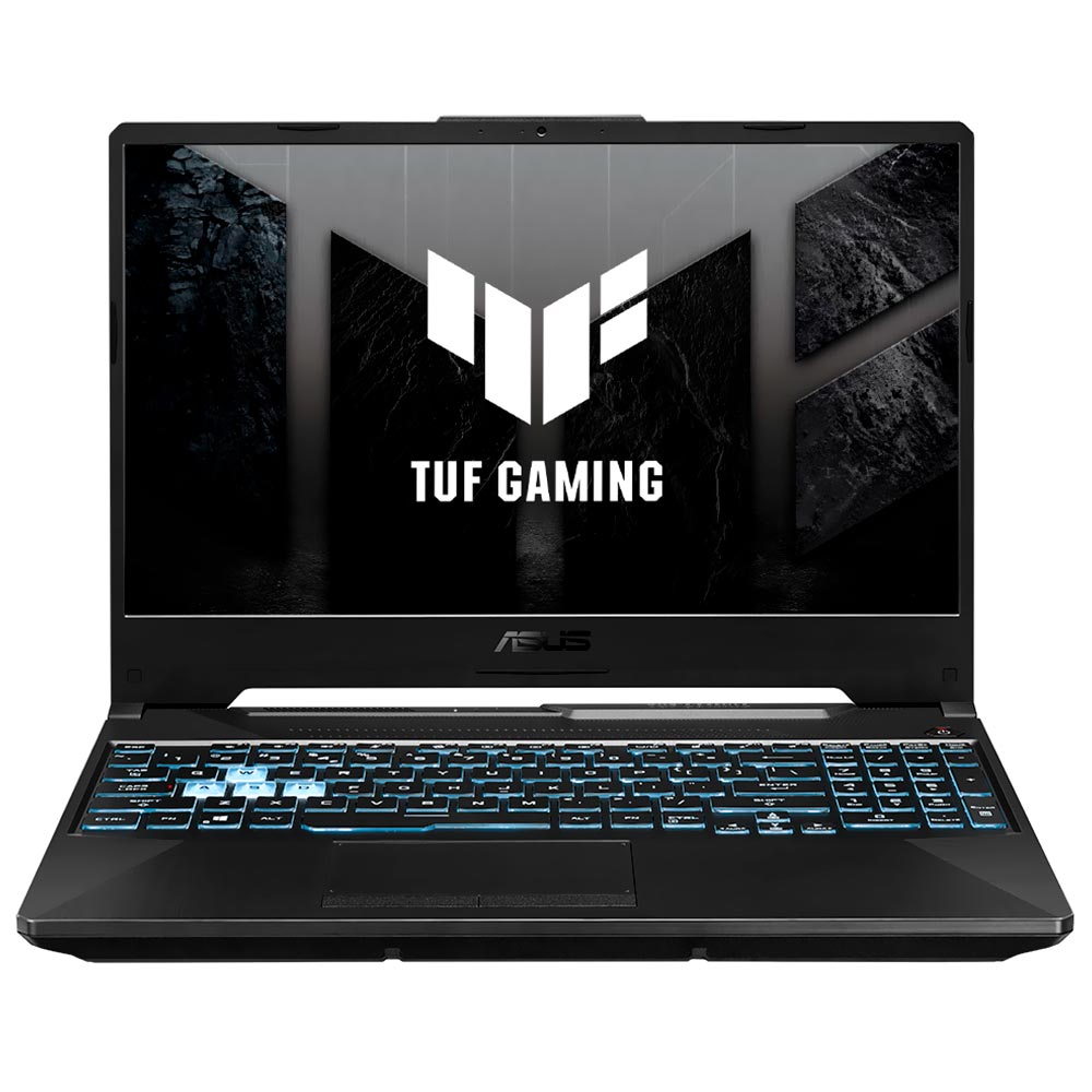 Notebook Gamer ASUS TUF FX506HF-HN014W Intel Core i5 11400H Tela Full HD 15.6" / 8GB de RAM / 512GB SSD / GeForce RTX2050 4GB - Graphite Preto (Inglês)