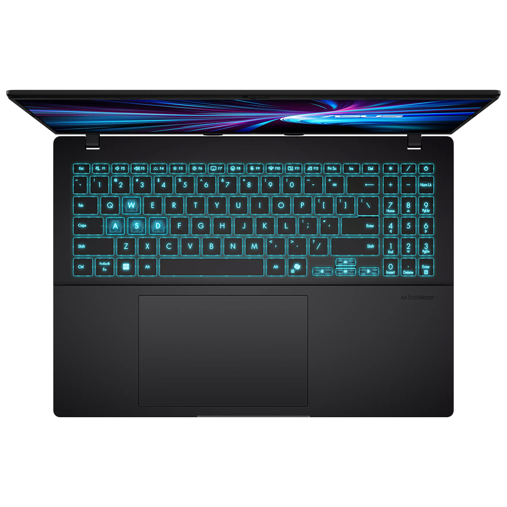 Notebook Gamer ASUS V16 V3607VU-RP332W Intel Core 5 210H Tela WUXGA 16.0" / 8GB de RAM / 1TB SSD / Win11Home / GeForce RTX4050 6GB - Matte Preto (Inglés)