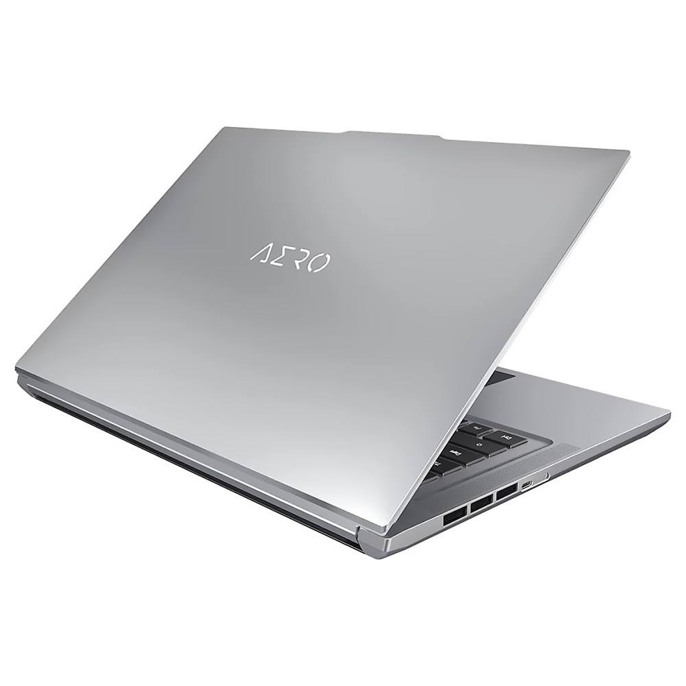 Notebook Gamer Gigabyte AERO 16 KE5-72BR934HP Intel Core i7 12700H Tela UHD+ 16.0" / 16GB de RAM / 1TB SSD / Win11Pro / GeForce RTX3060 6GB - Prata (Português)