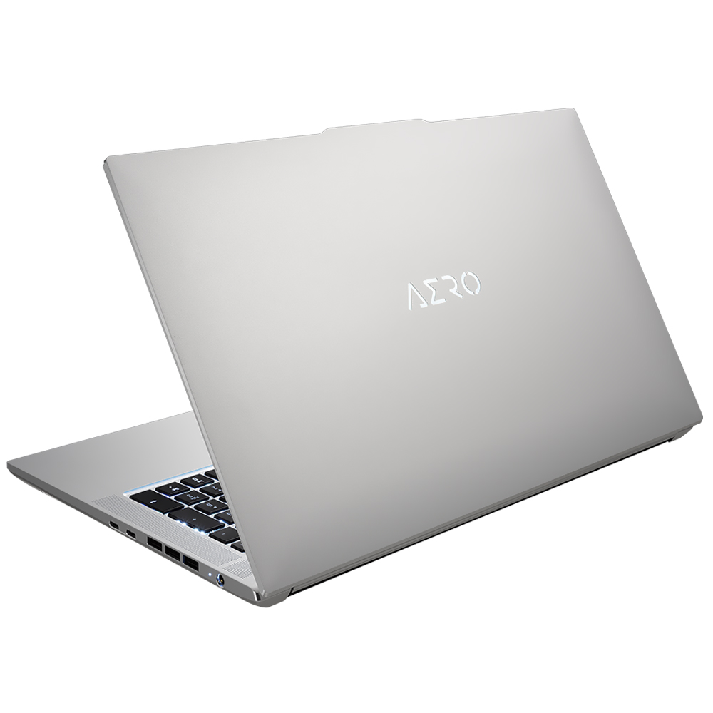 Notebook Gamer Gigabyte Aero 17 XE5-73BR738HP Intel Core i7 12700H Tela UHD+ 17" / 16GB de RAM / 1TB SSD / Win11Pro / GeForce RTX3070 8GB - Prata (Português)