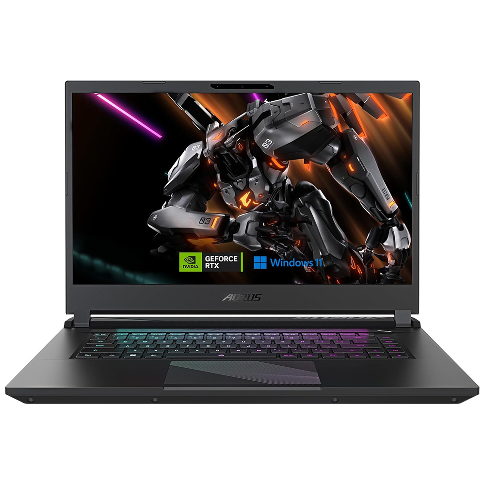Notebook Gamer Gigabyte AORUS 15 9SF-E3BR754SH Intel Core i5 12500H Tela QHD 15.6" / 16GB de RAM / 1TB SSD / Win11Home / GeForce RTX4070 8GB - Preto (Português)