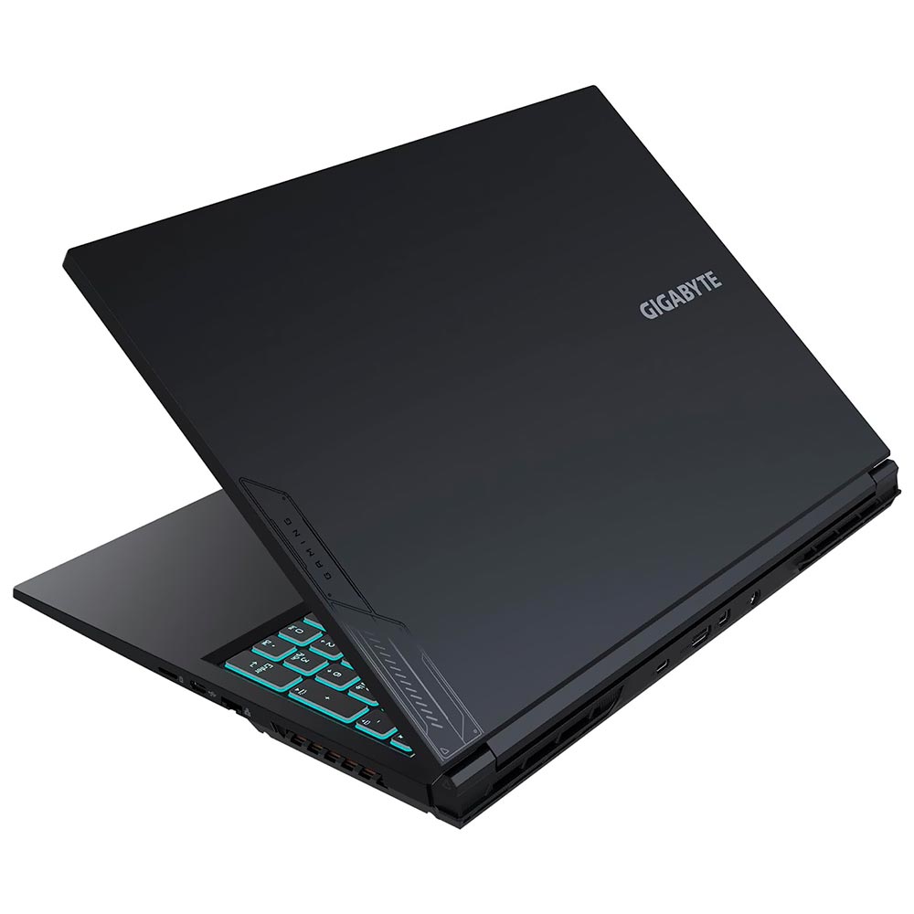 Notebook Gamer Gigabyte G6 KF-H3US853SH Intel Core i7 13620H Tela Full HD+ 16" / 16GB de RAM / 512GB SSD / GeForce RTX4060 8GB - Preto (Inglês)