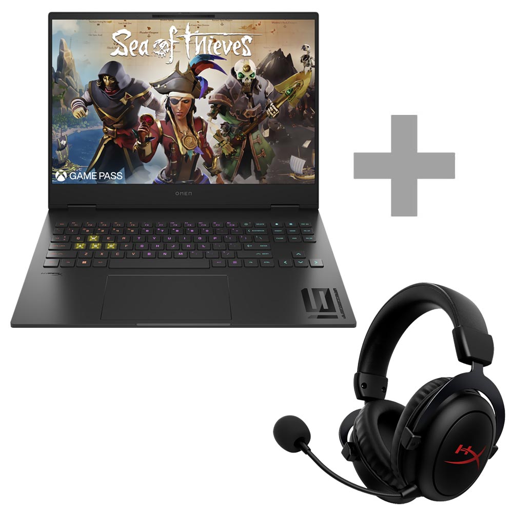 Notebook Gamer HP OMEN 16-U1047NR Intel Core i7 14700HX Tela WQXGA 16.0" / 32GB de RAM / 1TB SSD / GeForce RTX4070 8GB - Preto (Inglês)