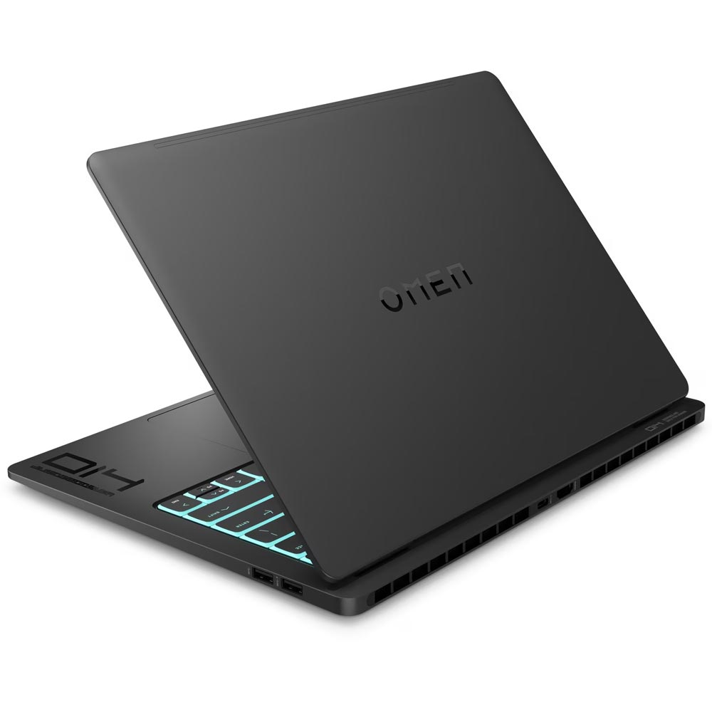 Notebook Gamer HP OMEN Transcend 14-FB0023DX Intel Core Ultra 9 185H Tela OLED UWVA 2.8K 14.0" / 32GB de RAM / 1TB SSD / GeForce RTX4070 8GB - Preto (Inglês)