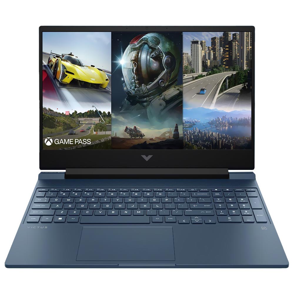 Notebook Gamer HP Victus 15-FA0033DX Intel Core i5 12450H Tela Full HD 15.6" / 8GB de RAM / 512GB SSD / GeForce RTX3050 4GB - Azul (Ingles)