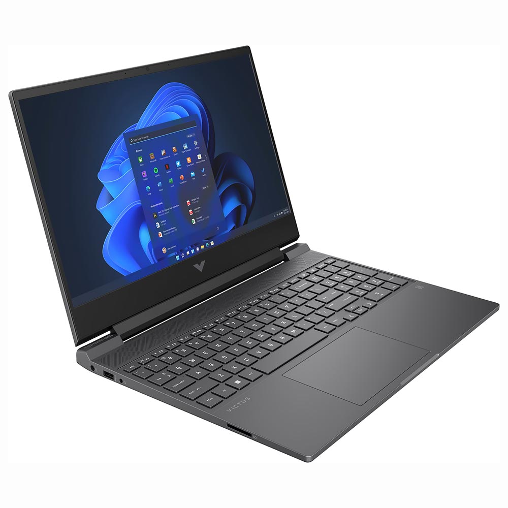 Notebook Gamer HP Victus 15-FA1030NR Intel Core i5 12450H Tela Full HD 15.6" / 8GB de RAM / 512GB SSD / GeForce RTX2050 4GB - Cinza (Inglês)