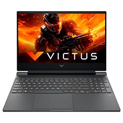 Notebook Gamer HP Victus 15-FA1200NR Intel Core i5 12450H Tela Full HD 15.6" / 8GB de RAM / 512GB SSD / GeForce RTX2050 4GB - Preto (Inglês)