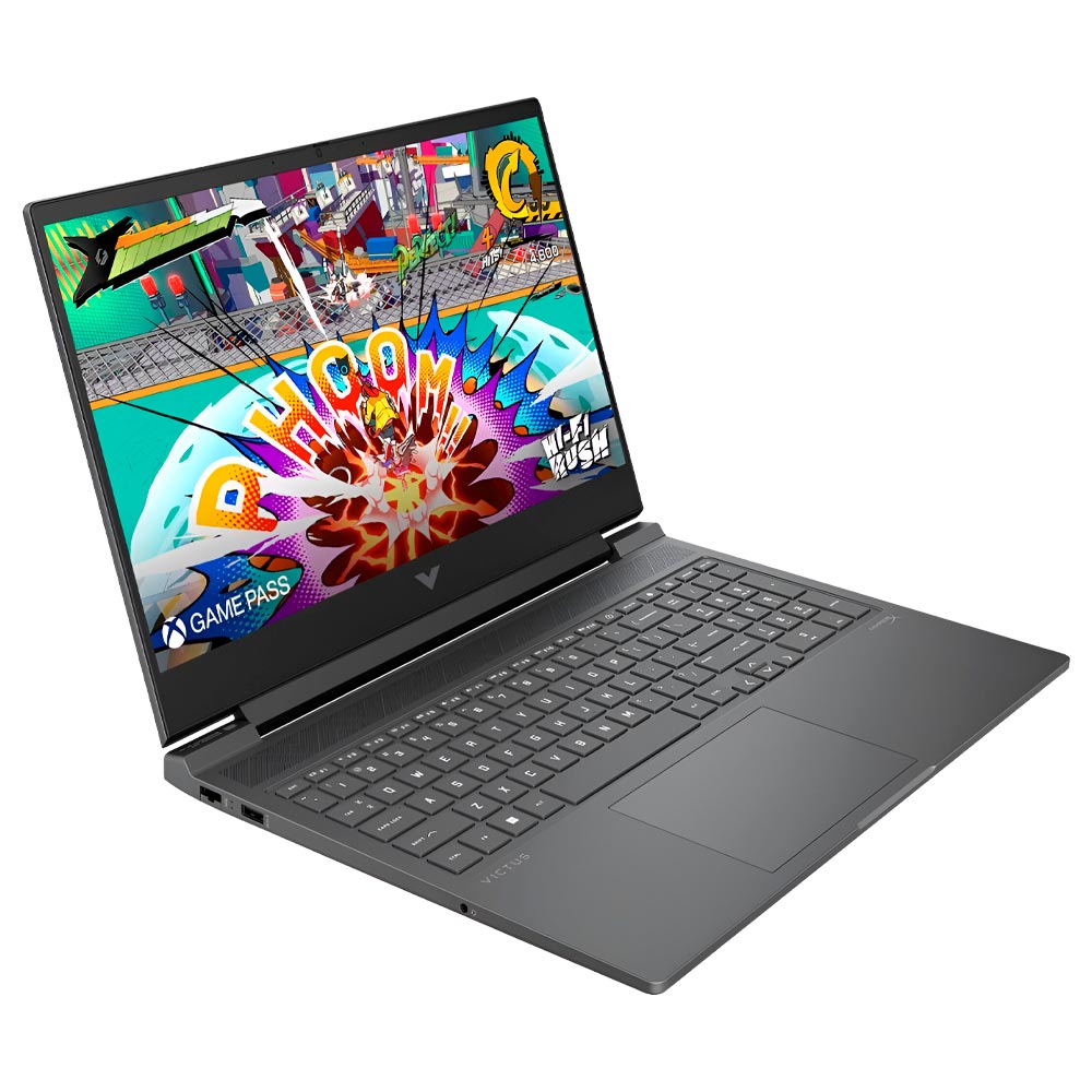 Notebook Gamer HP Victus 16-S1023DX AMD Ryzen 7 8845HS Tela Full HD 16.1" / 16GB de RAM / 512GB SSD / GeForce RTX4070 8GB - Preto (Inglês)