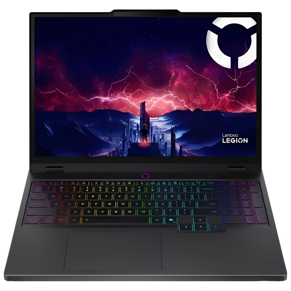 Notebook Gamer Lenovo Legion Pro 516ADR10 AMD Ryzen 9 8945HS Tela WQXGA 16.0" / 16GB de RAM / 1TB SSD / Win11Home / GeForce RTX5060 8GB - Eclipse Preto (Inglês) 83LT000EUS
