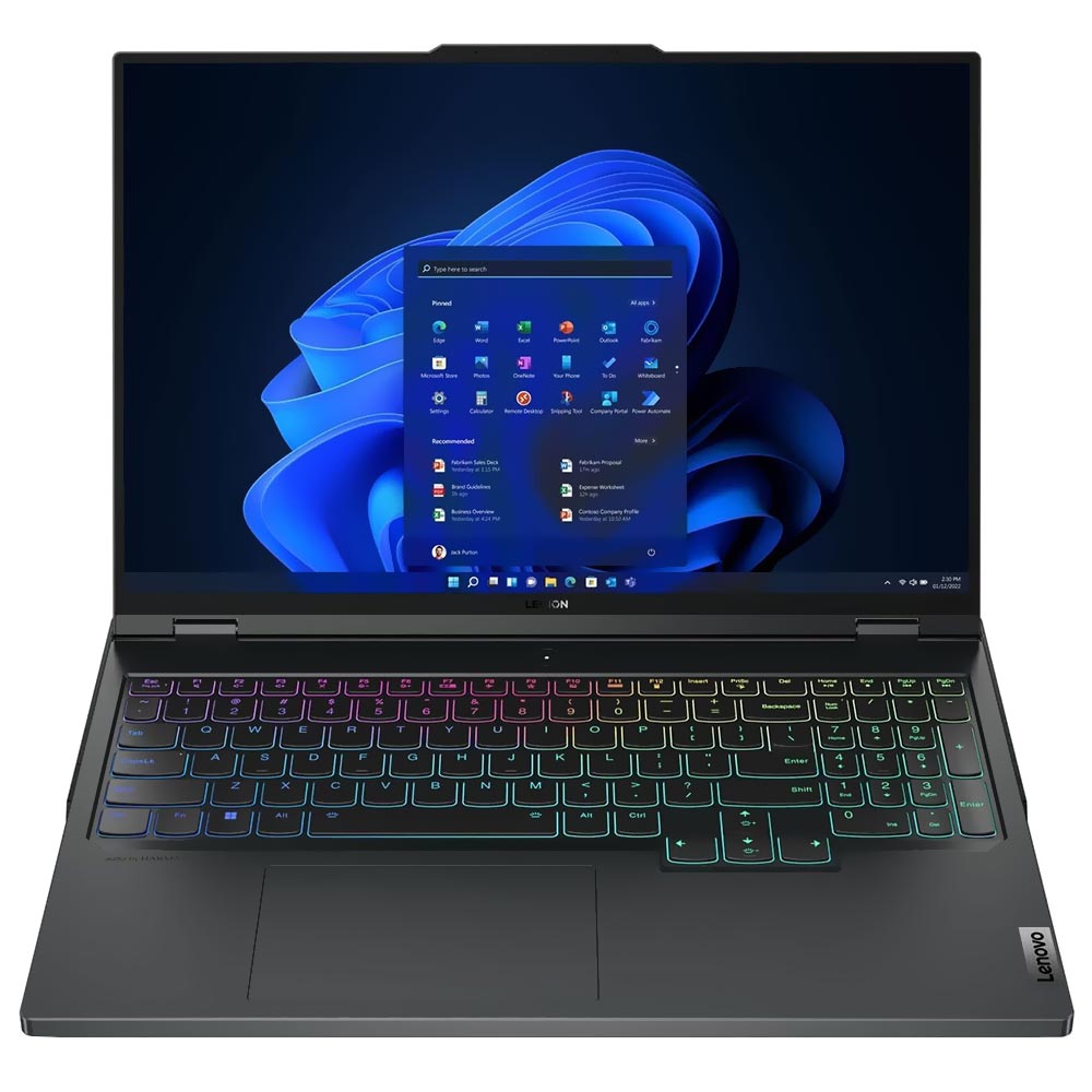Notebook Gamer Lenovo Legion Pro 7 16IRX9H Intel Core i9 14900HX Tela WQXGA 16.0" / 32GB de RAM / 2TB SSD / GeForce RTX4080 12GB - Eclipse Preto (83DE005CUS) (Inglês)