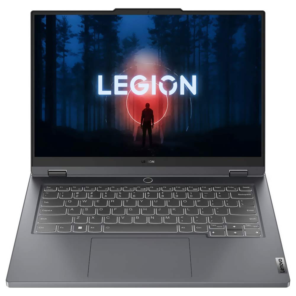 Notebook Gamer Lenovo Legion Slim 5 14APH8 AMD Ryzen 7 7840HS Tela OLED 2.8K 14.5" / 16GB de RAM / 1TB SSD / GeForce RTX4060 8GB - Storm Cinza (82Y5000AUS) (Inglês)