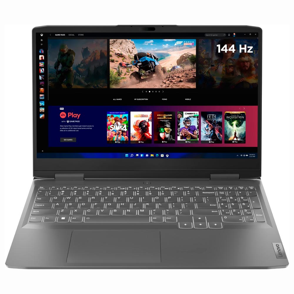 Notebook Gamer Lenovo LOQ 15APH8 AMD Ryzen 7 7840HS Tela Full HD 15.6" / 8GB de RAM / 512GB SSD / GeForce RTX4050 6GB - Storm Cinza (82XT001NUS) (Inglês)