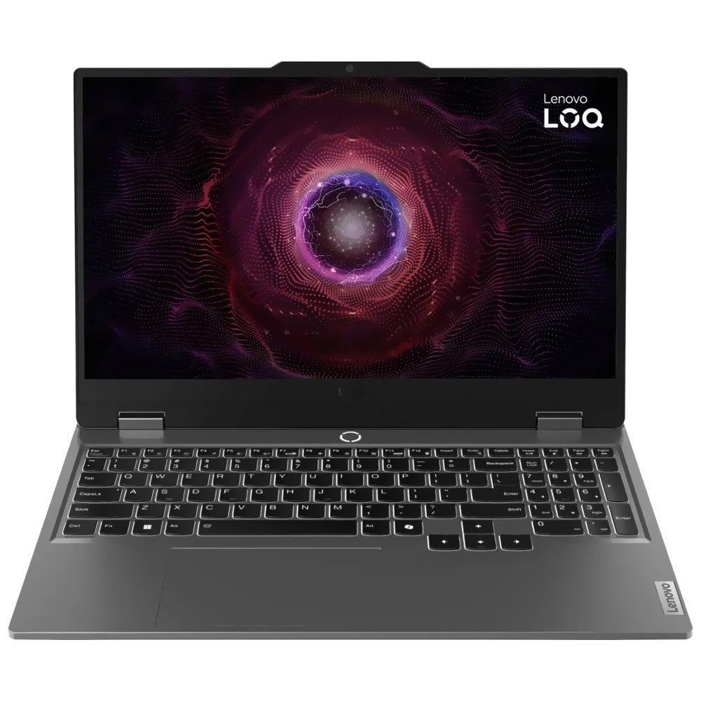 Notebook Gamer Lenovo LOQ 15IAX9 Intel Core i5 12450HX Tela Full HD 15.6" / 12GB de RAM / 512GB SSD / GeForce RTX3050 6GB - Luna Cinza (83GS001CUS) (Inglês)