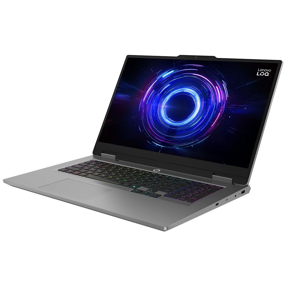Notebook Gamer Lenovo LOQ 17IRX10 Intel Core i7 13650HX Tela Full HD 17.3" / 32GB de RAM / 1TB SSD / Win11Home / GeForce RTX5060 8GB - Luna Cinza (83JHCTO1WW) (Inglês)