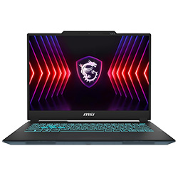 Notebook Gamer MSI Cyborg 14 A13VF-018US Intel Core i7 13620H Tela Full HD+ 14" / 16GB de RAM / 512GB SSD / GeForce RTX4060 8GB - Translucent Preto (Inglês)