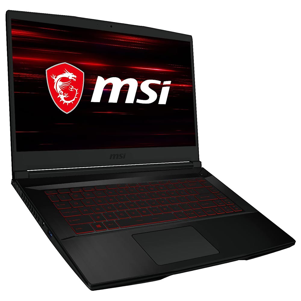 Notebook Gamer MSI GF63 Thin 11SC-693US Intel Core i5 11400H Tela Full HD 15.6" / 8GB de RAM / 256GB SSD / GeForce GTX1650 4GB - Preto (Inglês)