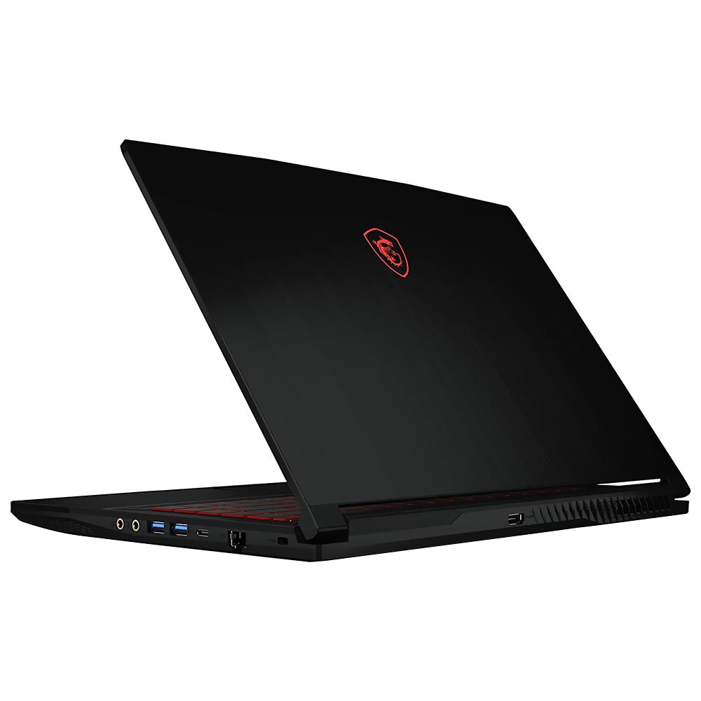 Notebook Gamer MSI GF63 Thin 11SC-693US Intel Core i5 11400H Tela Full HD 15.6" / 8GB de RAM / 256GB SSD / GeForce GTX1650 4GB - Preto (Inglês)