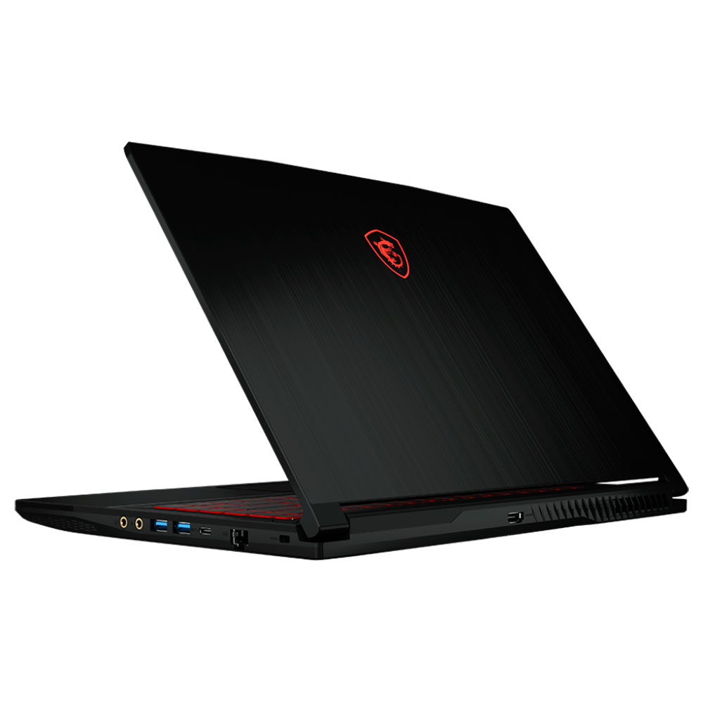 Notebook Gamer MSI GF63 Thin 12UCX-814US Intel Core i5 12450H Tela Full HD 15.6" / 8GB de RAM / 512GB SSD / GeForce RTX2050 4GB - Preto (Inglês)