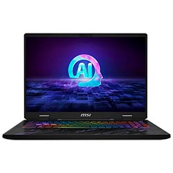 Notebook Gamer MSI Pulse 16 AI C1VGKG-077US Intel Core Ultra 9 185H Tela QHD+ 16" / 32GB de RAM / 1TB SSD / GeForce RTX4070 8GB - Core Preto (Inglês)
