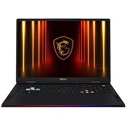 Notebook Gamer MSI Raider A18 HX A9WIG-082US AMD Ryzen 9 9955HX3D Tela UHD+ 18" / 32GB de RAM / 2TB SSD / Win11Home / GeForce RTX5080 16GB - Core Preto (Inglês)