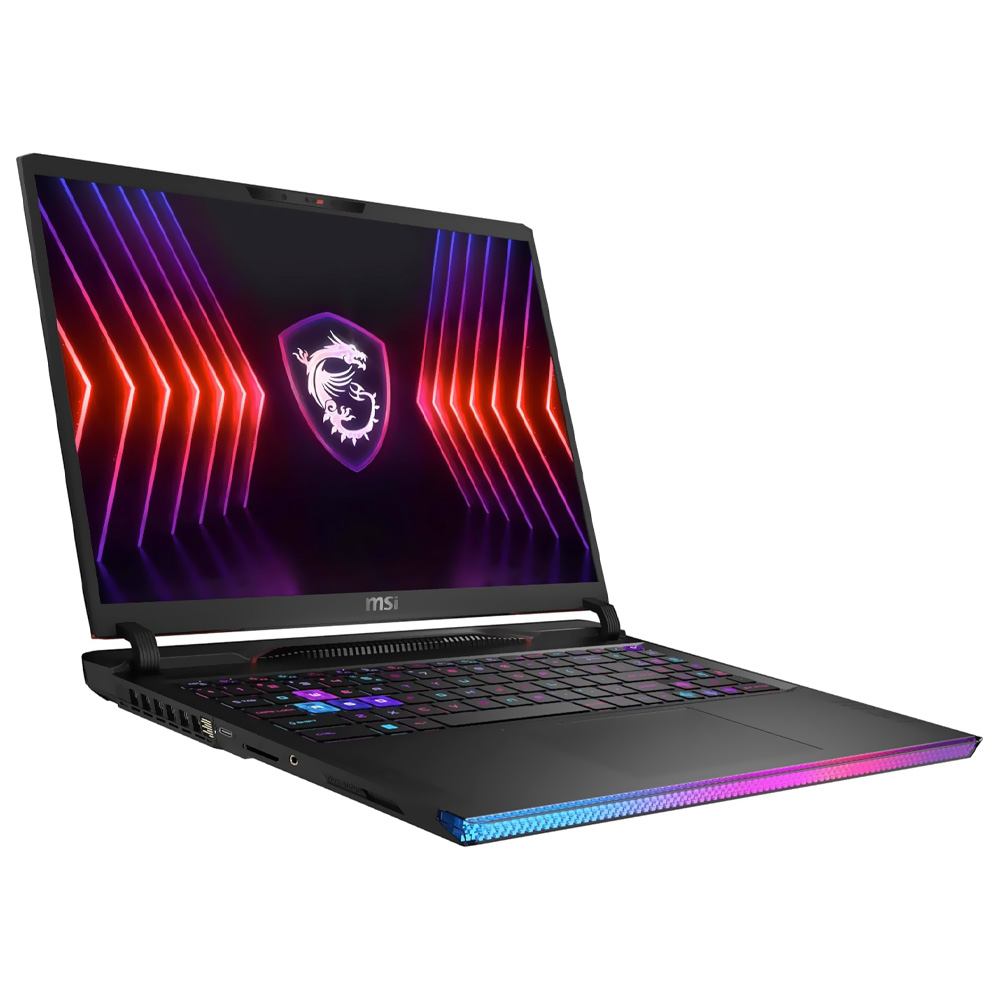 Notebook Gamer MSI Raider GE68 HX 14VGG-287US Intel Core i9 14900HX Tela Full HD+ 16" / 32GB de RAM / 1TB SSD / GeForce RTX4070 8GB - Preto (Inglês)