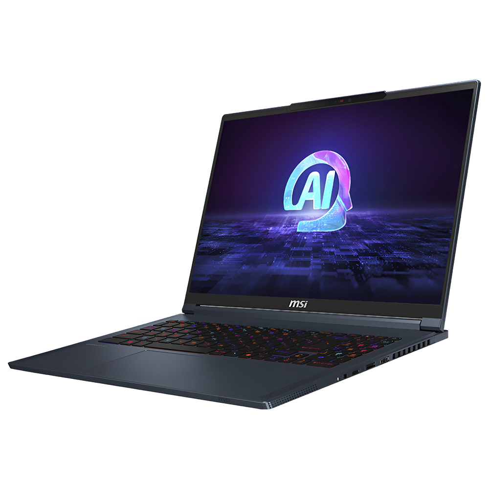 Notebook Gamer MSI Stealth 16 AI Studio A1VGG-091US Intel Core Ultra 9 185H Tela FHD+ 16" / 32GB de RAM / 1TB SSD / GeForce RTX4070 8GB - Star Azul (Inglês)