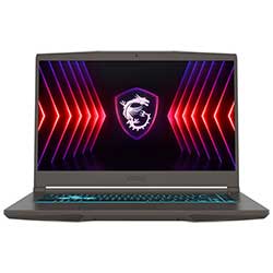 Notebook Gamer MSI THIN 15 B13VF-2829US Intel Core i5 13420H Tela Full HD 15.6" / 16GB de RAM / 512GB SSD / GeForce RTX4060 8GB - Cosmos Cinza (Inglês)