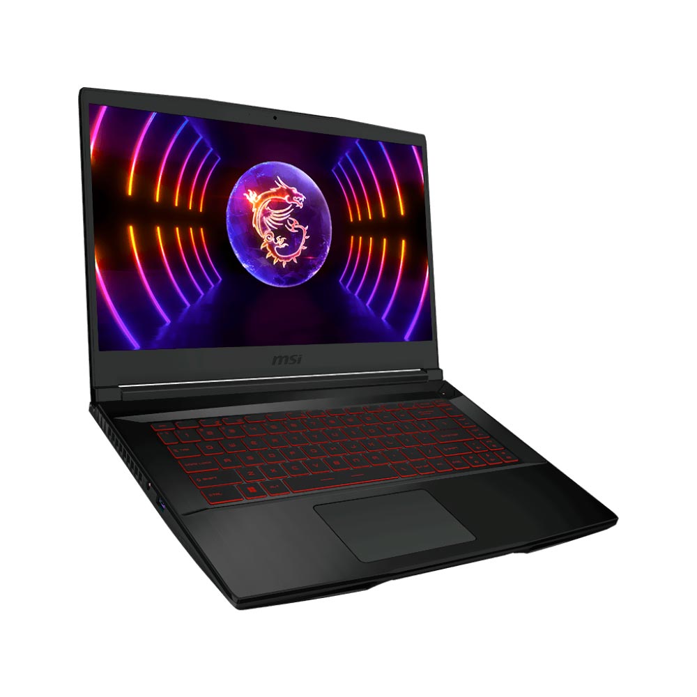 Notebook Gamer MSI THIN GF63 12UCX-898US Intel Core i5 12450H Tela Full HD 15.6" / 8GB de RAM / 1TB SSD / GeForce RTX2050 4GB - Preto (Inglês)