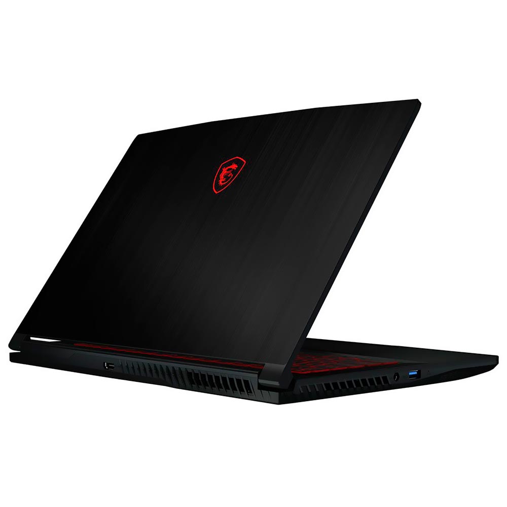 Notebook Gamer MSI THIN GF63 12VE-437US Intel Core i5 12450H Tela Full HD 15.6" / 8GB de RAM / 512GB SSD / GeForce RTX4050 6GB - Preto (Inglês)