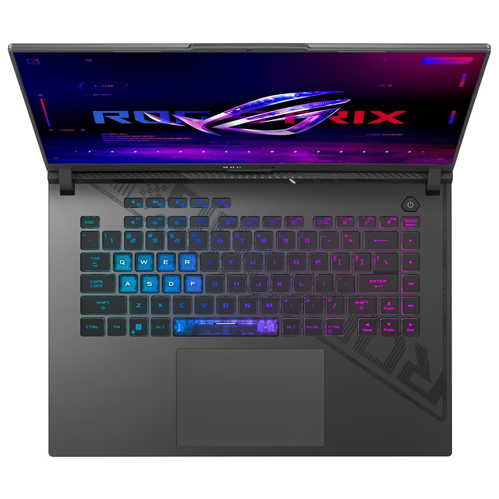 Notebook Gamer ROG Strix G16 G614JI-WS94 Intel Core i9 13980HX Tela QHD+ 16.0" / 16GB de RAM / 1TB SSD / GeForce RTX4070 8GB - Cinza (Inglês)