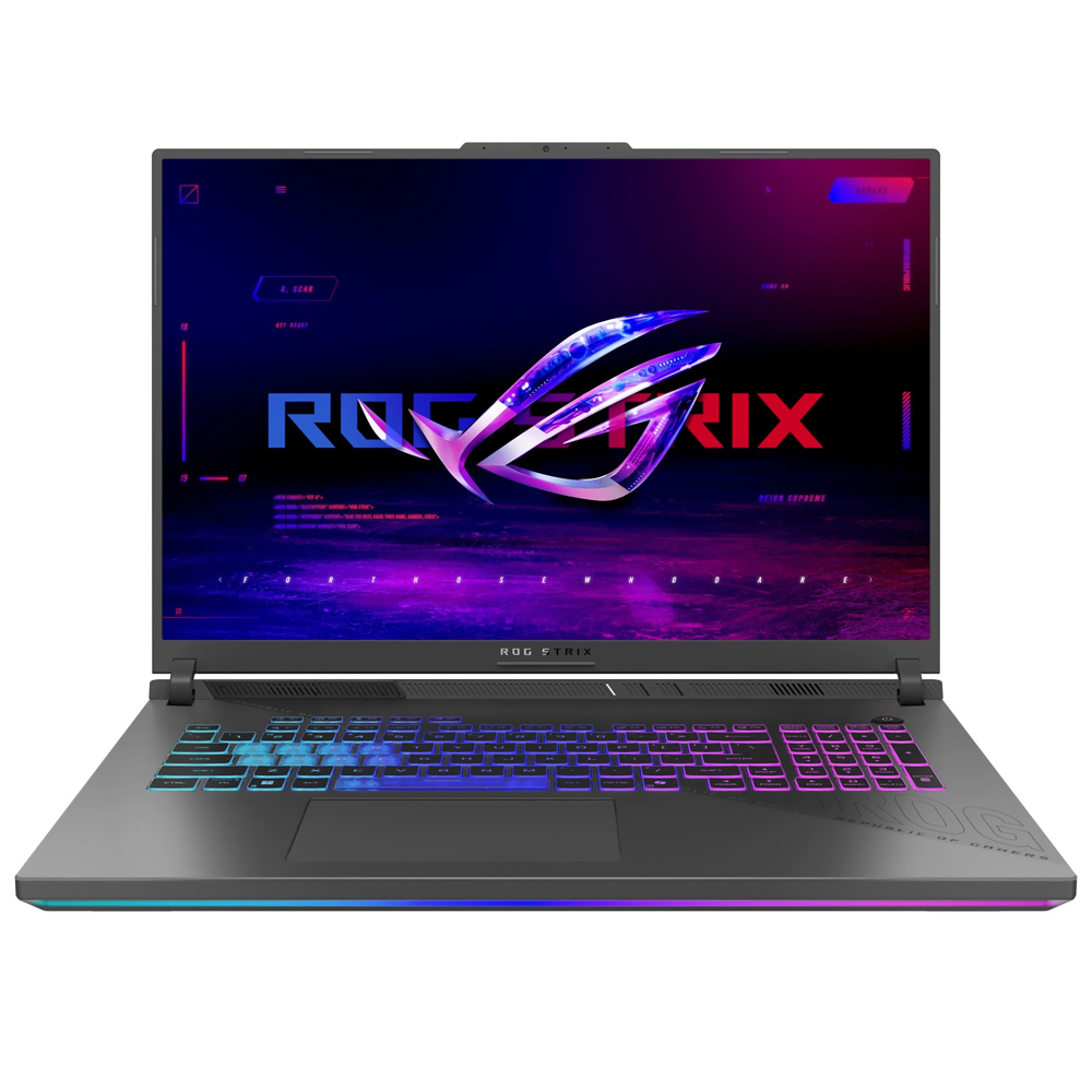 Notebook Gamer ROG Strix G18 G814FP-WS96 AMD Ryzen 9 9955HX Tela WQXGA 18.0" / 32GB de RAM / 1TB SSD / GeForce RTX5070 8GB - Eclipse Cinza (Inglês)