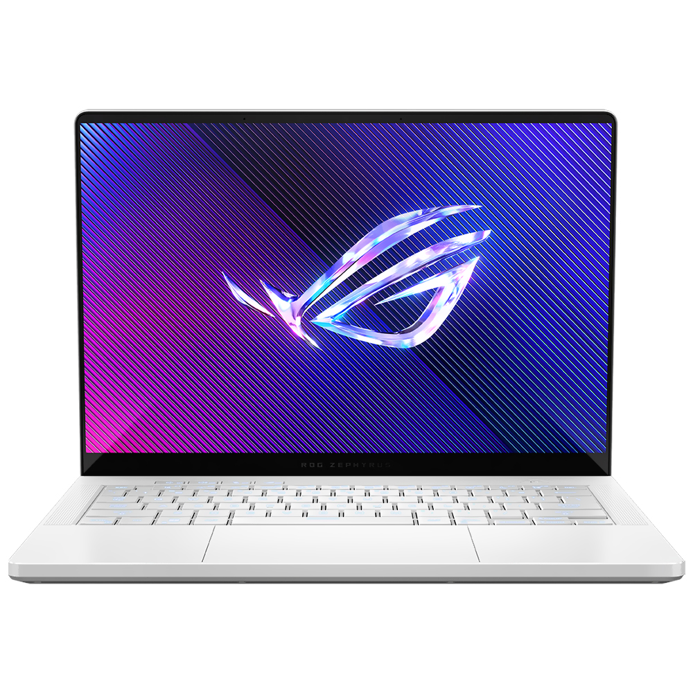 Notebook Gamer ROG Zephyrus G14 GA403WW-G14.R95080 AMD Ryzen AI 9 HX 370 Tela OLED WQXGA+ 14.0" / 32GB de RAM / 2TB SSD / Win11Pro / GeForce RTX5080 16GB - Platinum Branco (Inglês)