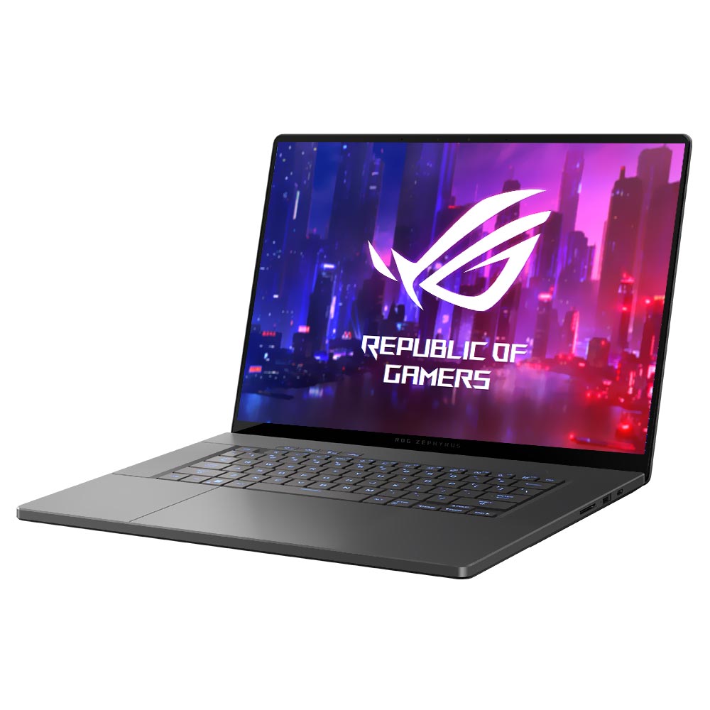 Notebook Gamer ROG Zephyrus GU605CW-G16.U95080 Intel Core Ultra 9 285H Tela OLED WQXGA 16.0" / 32GB de RAM / 2TB SSD / Win11Home / GeForce RTX5080 16GB - Eclipse Cinza (Inglês)