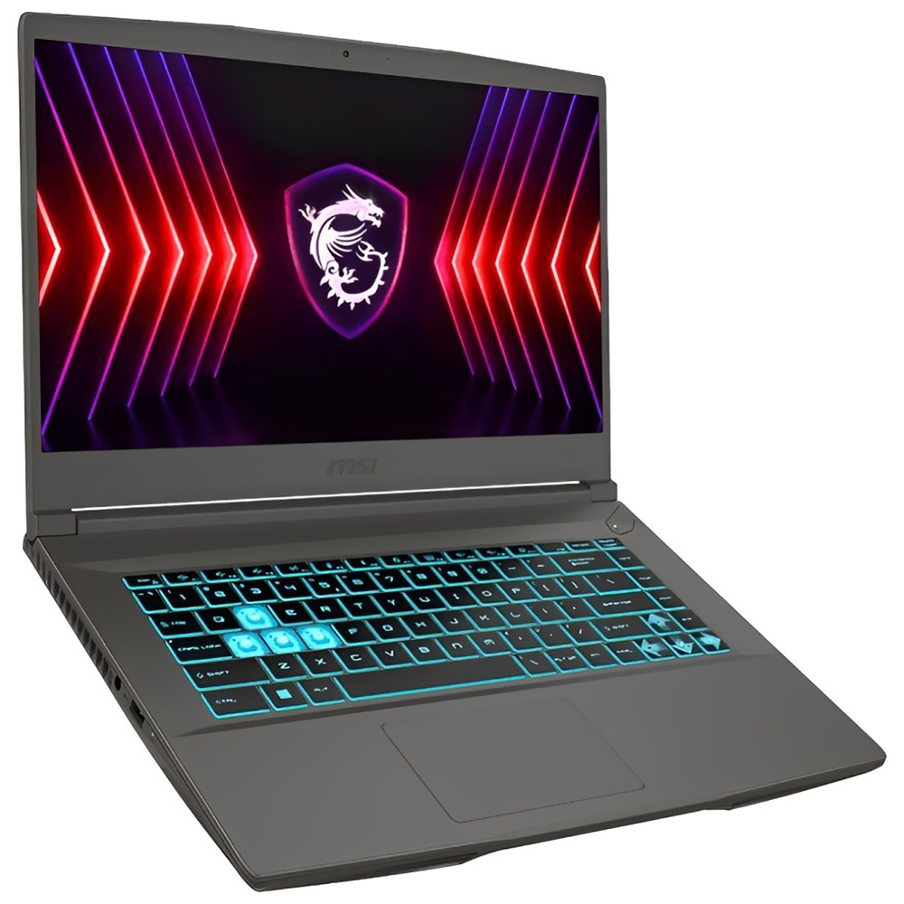Notebook Gamer Thin 15 B13VE-3023US Intel Core i5 13420H Tela Full HD 15.6" / 16GB de RAM / 512GB SSD / GeForce RTX4050 6GB - Cosmos Cinza (Inglês)