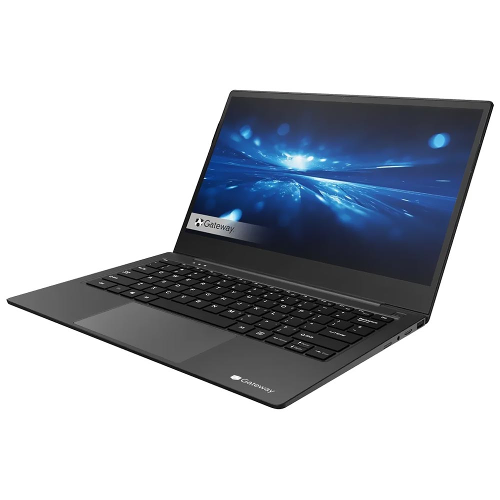 Notebook Gateway GWTN133-1BK Qualcomm Snapdragon 850 Tela Full HD 13.3" / 4GB de RAM / 128GB eMMC - Charcoal (Inglês)